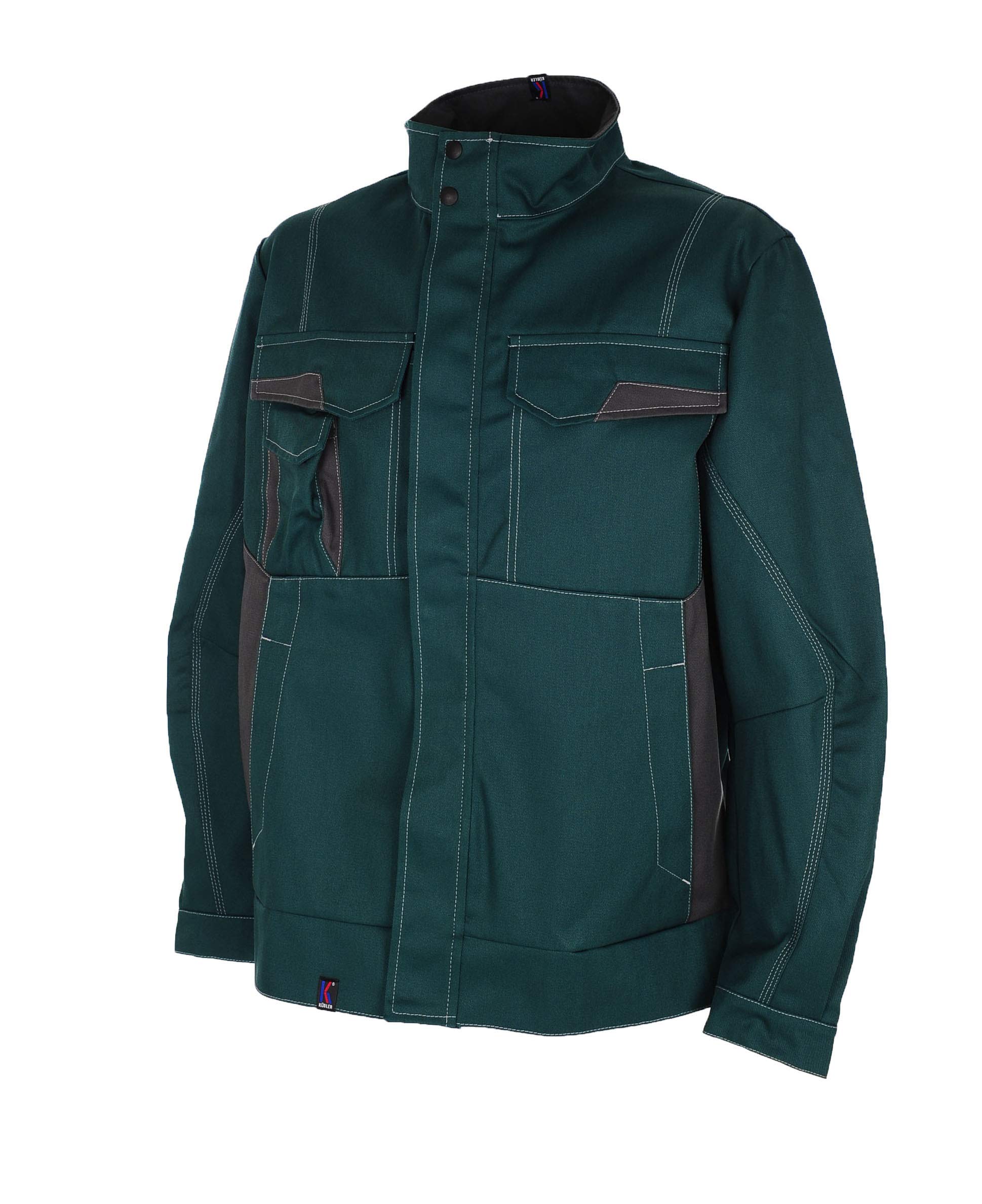k-bler-image-dress-arbeitsjacke-schwarz-mittelrot-gr-62 image 2