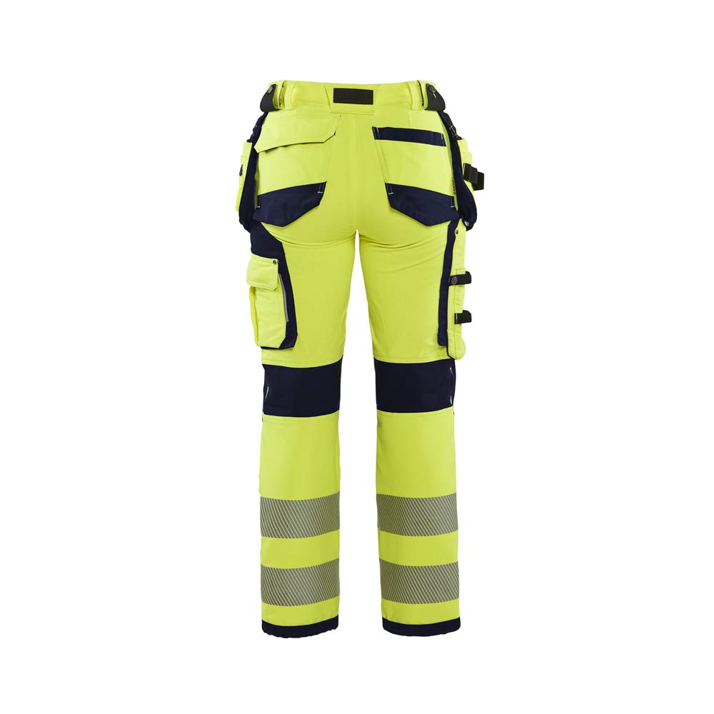 bl-kl-der-7197-damen-4-wege-stretch-hi-vis-hose image 2