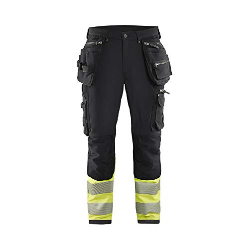 bl-kl-der-1993-hi-vis-4-wege-stretch-hose-schwarz-gelb-gr-e-c148 image 4
