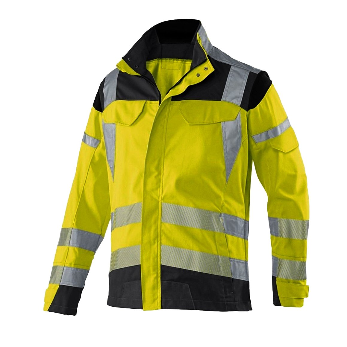 k-bler-reflectiq-arbeitsjacke-psa-2-gr-62-warnschutzjacke-warngelb-dunkelblau image 6