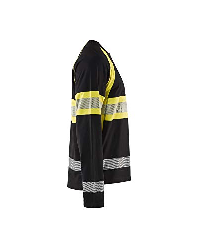 bl-kl-der-3510-high-vis-langarm-shirt-schwarz-gelb-l image 7