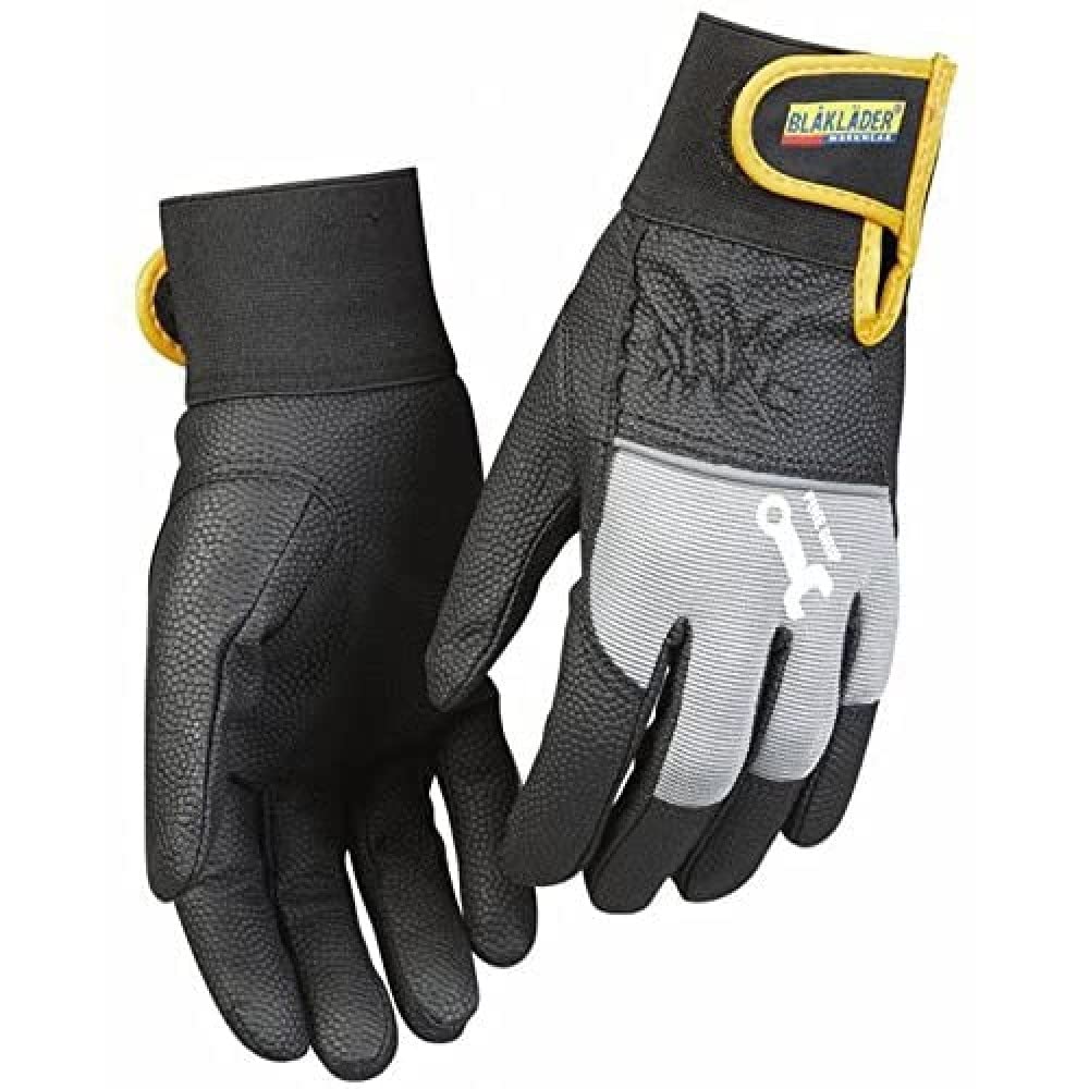 bl-kl-der-2245-arbeitshandschuh-schwarz-grau-gr-e-9-montagehandschuh-pu image 2