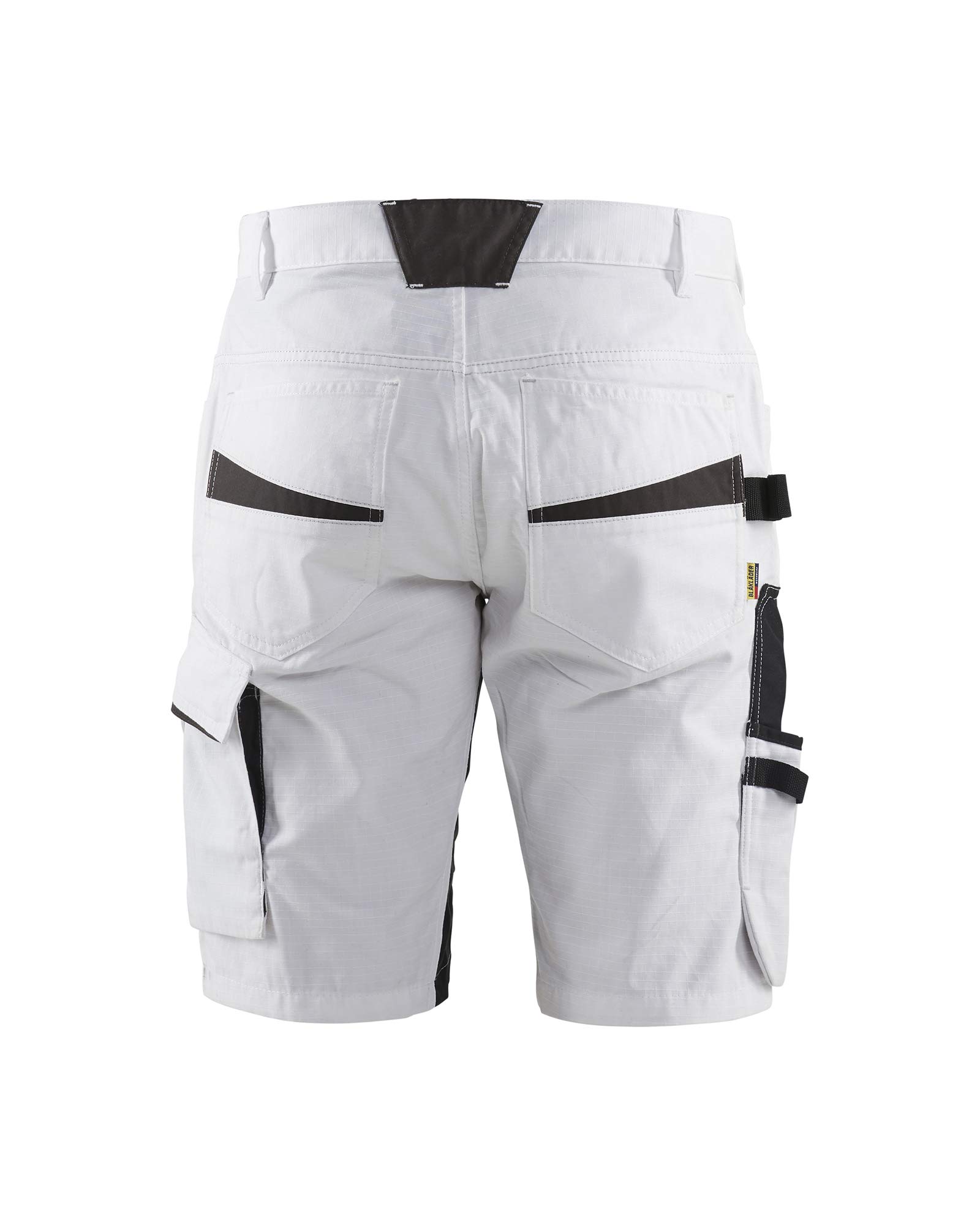 bl-kl-der-1094-maler-shorts-mit-stretch-wei-dunkelgrau image 2