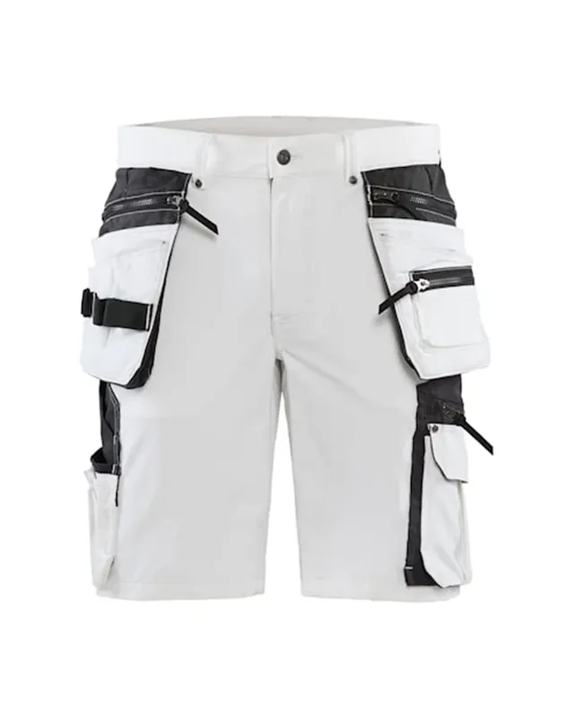 bl-kl-der-1088-4-wege-stretch-maler-shorts-wei-dunkelgrau image 1