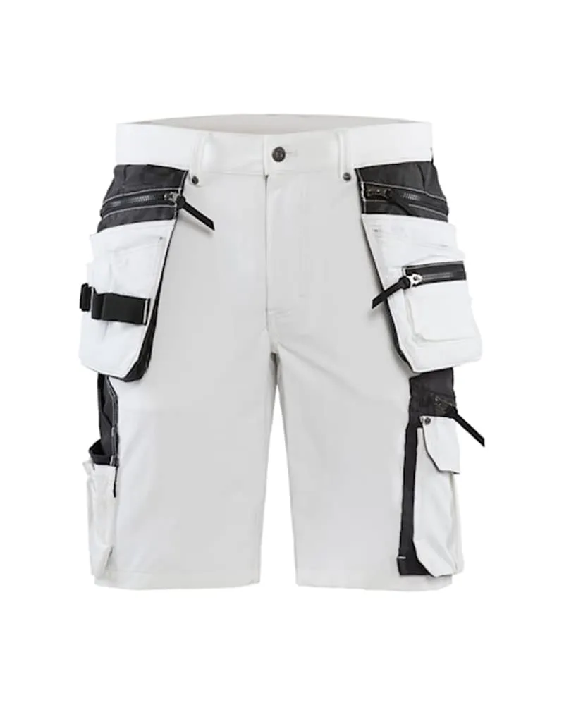 bl-kl-der-1088-4-wege-stretch-maler-shorts-wei-dunkelgrau image 1