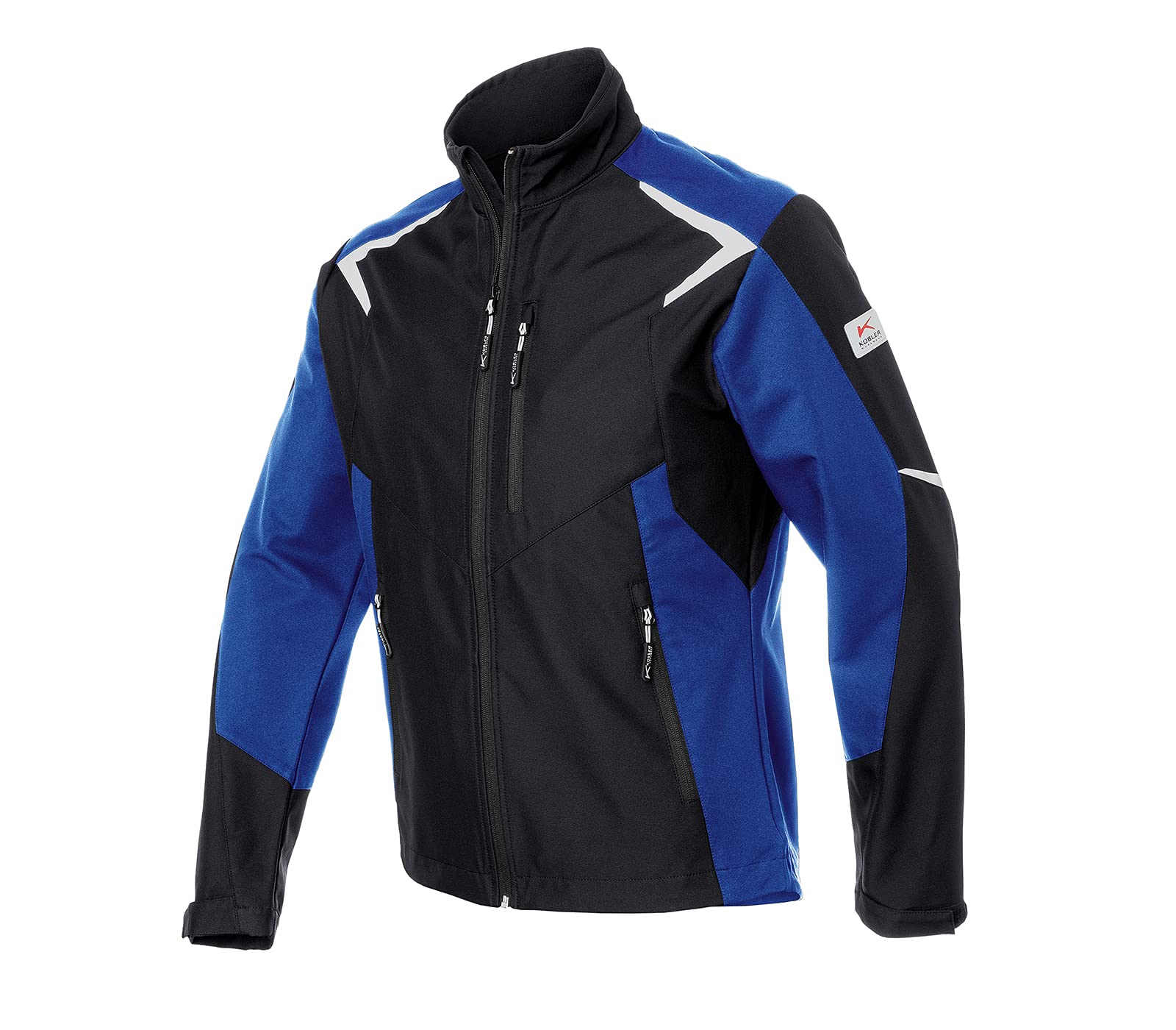 k-bler-bodyforce-softshelljacke-athletische-workwear-jacke-mit-reflex-details image 4