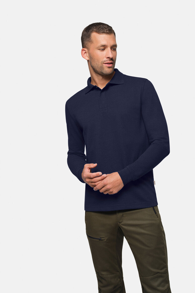 hakro-no-821-longsleeve-poloshirt-mikralinar-haccp-langarm-polo image 6