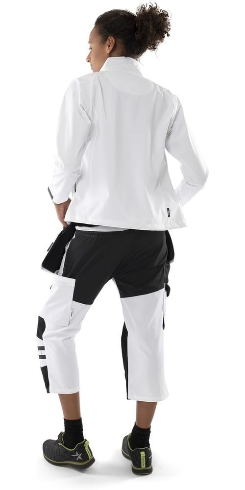 fristads-kansas-3-4-stretchhose-f-r-maler-c48-wei-schwarz image 6