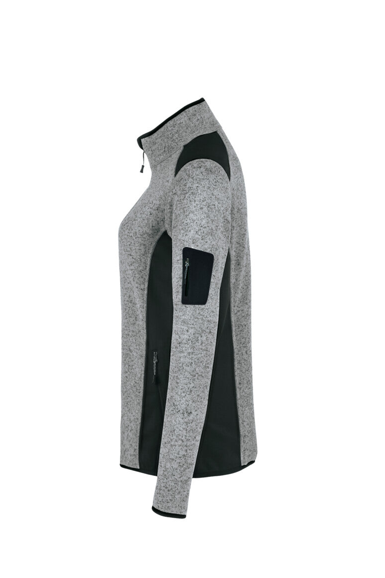 hakro-no-236-damen-strickfleecejacke-mit-softshell image 4