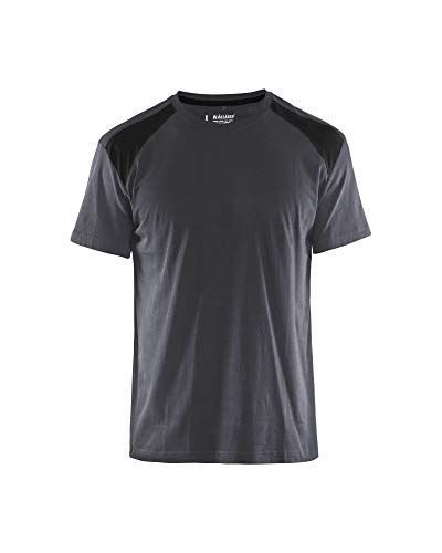 bl-kl-der-bicolore-arbeits-t-shirt-oeko-tex-mittelgrau-schwarz-xxxl image 2