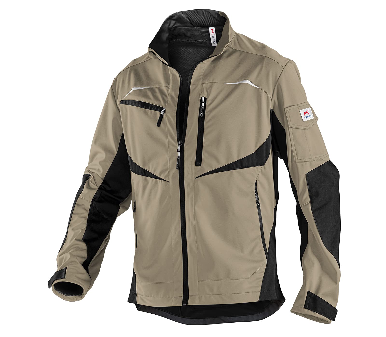 k-bler-practiq-ultrashell-arbeitsjacke-oliv-schwarz-l image 6