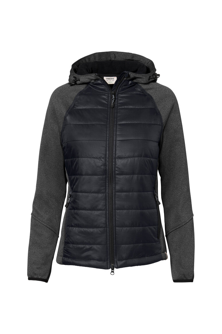 hakro-no-265-damen-kapuzen-hybridjacke-contrast-wasserabweisende-softshell-jacke image 7