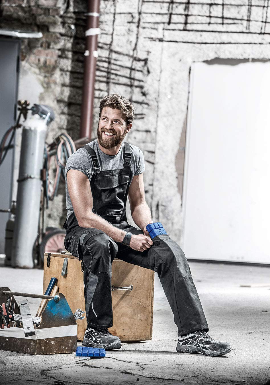 k-bler-pulsschlag-latzhose-herren-mit-fronttasche image 3