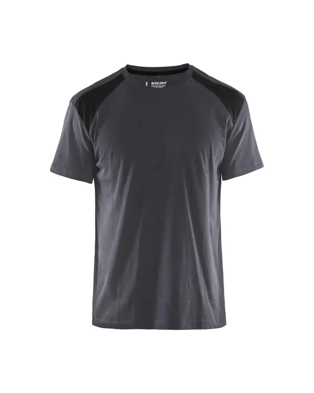 bl-kl-der-bicolore-arbeits-t-shirt-oeko-tex-mittelgrau-schwarz-xxxl image 1