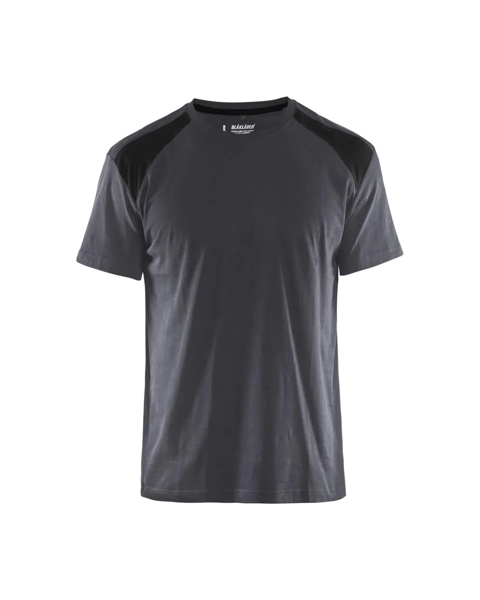 bl-kl-der-bicolore-arbeits-t-shirt-oeko-tex-mittelgrau-schwarz-xxxl image 1
