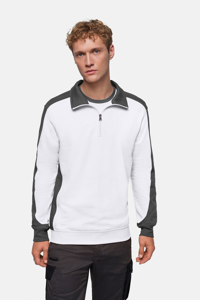 hakro-no-476-zip-sweatshirt-contrast-mikralinar image 2