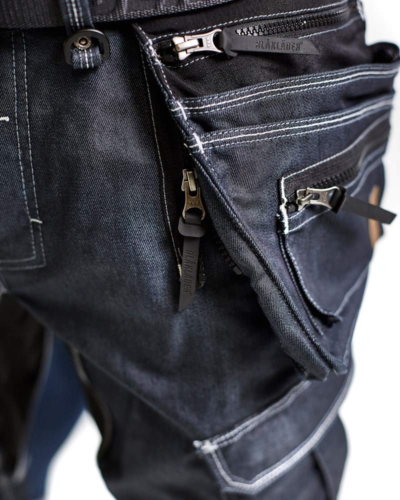 bl-kl-der-19921141-handwerker-shorts-stretch-cordura-denim-marineblau-schwarz-c5 image 5