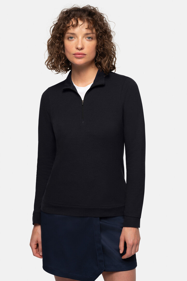 hakro-no-335-damen-zip-longsleeve-piqu-mikralinar-eco image 7