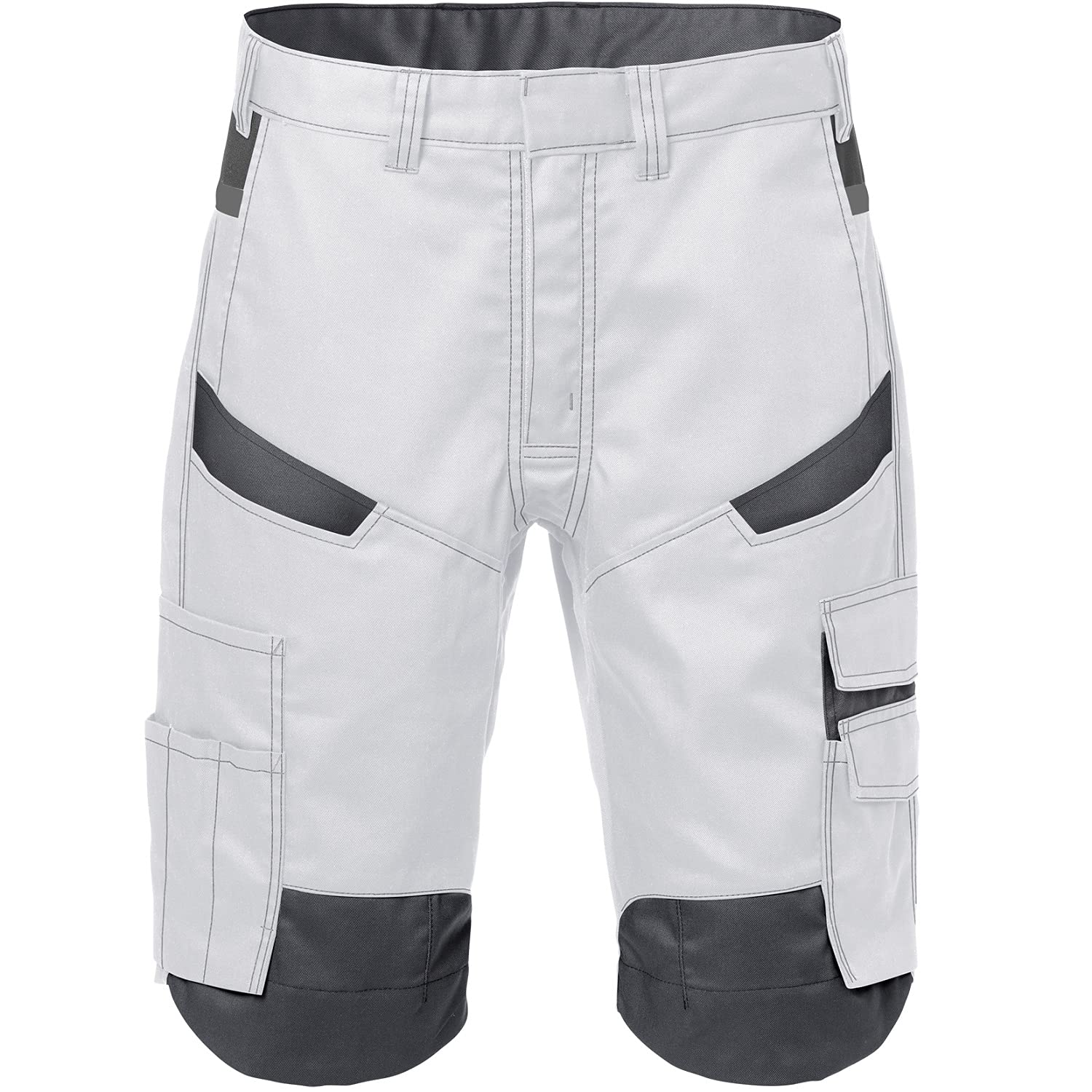 fristads-fusion-shorts-2562-stfp-wei-grau-c60-mit-cordura image 1