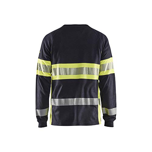 bl-kl-der-3484-flammschutz-langarm-t-shirt-marineblau-gelb image 5