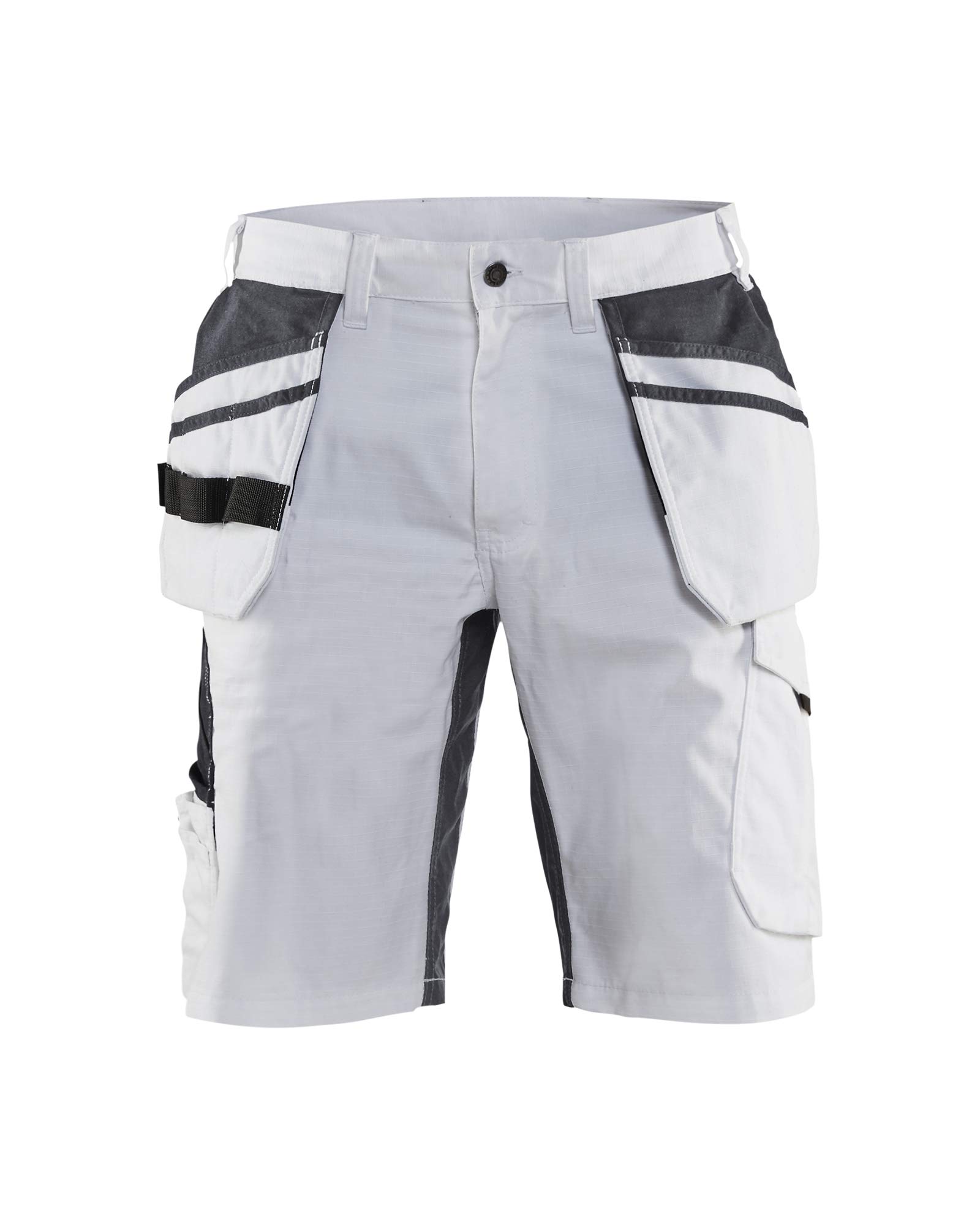 bl-kl-der-1099-maler-shorts-mit-stretch-wei-dunkelgrau image 1