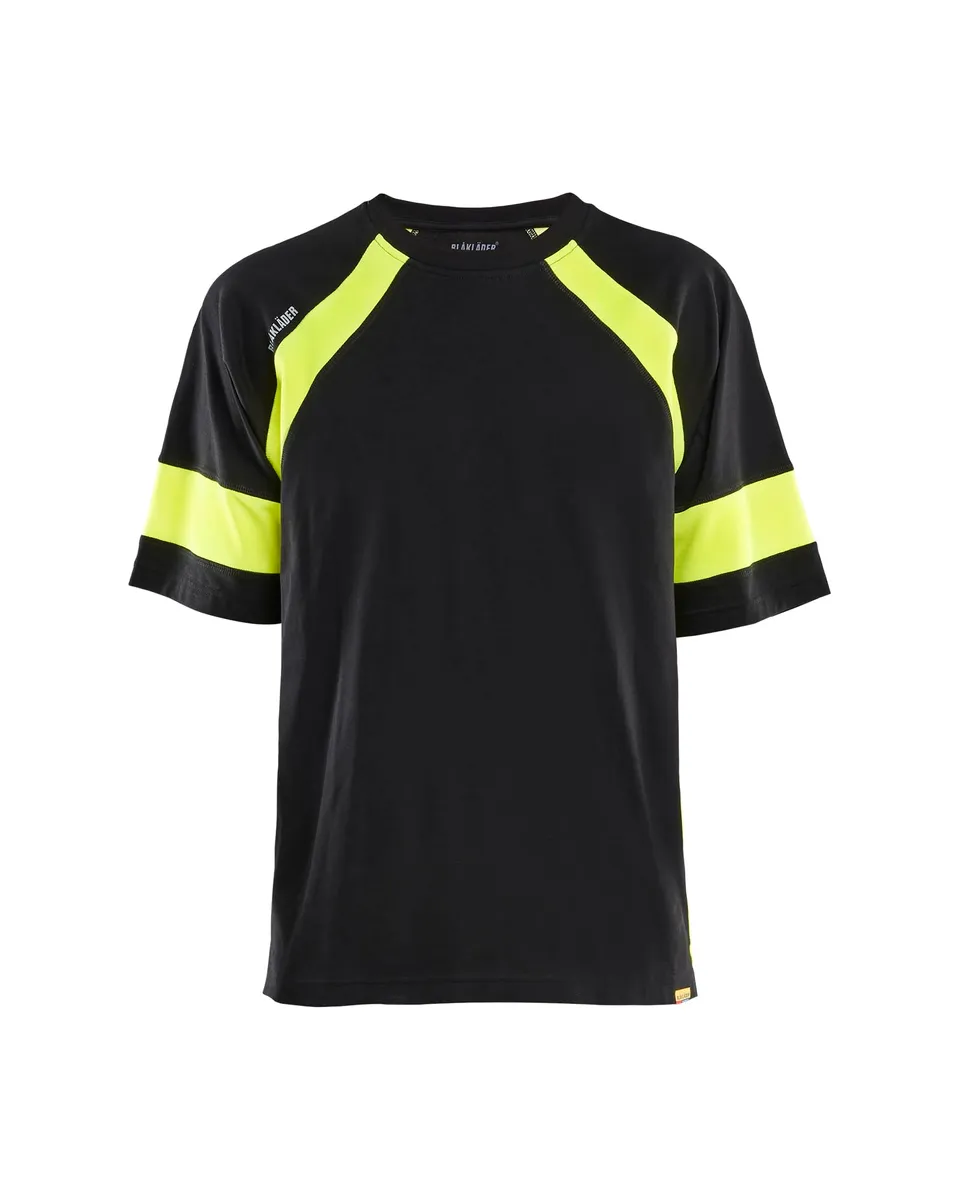 bl-kl-der-3523-high-vis-arbeitsshirt-schwarz-gelb-fluoreszierend-xxxl image 1