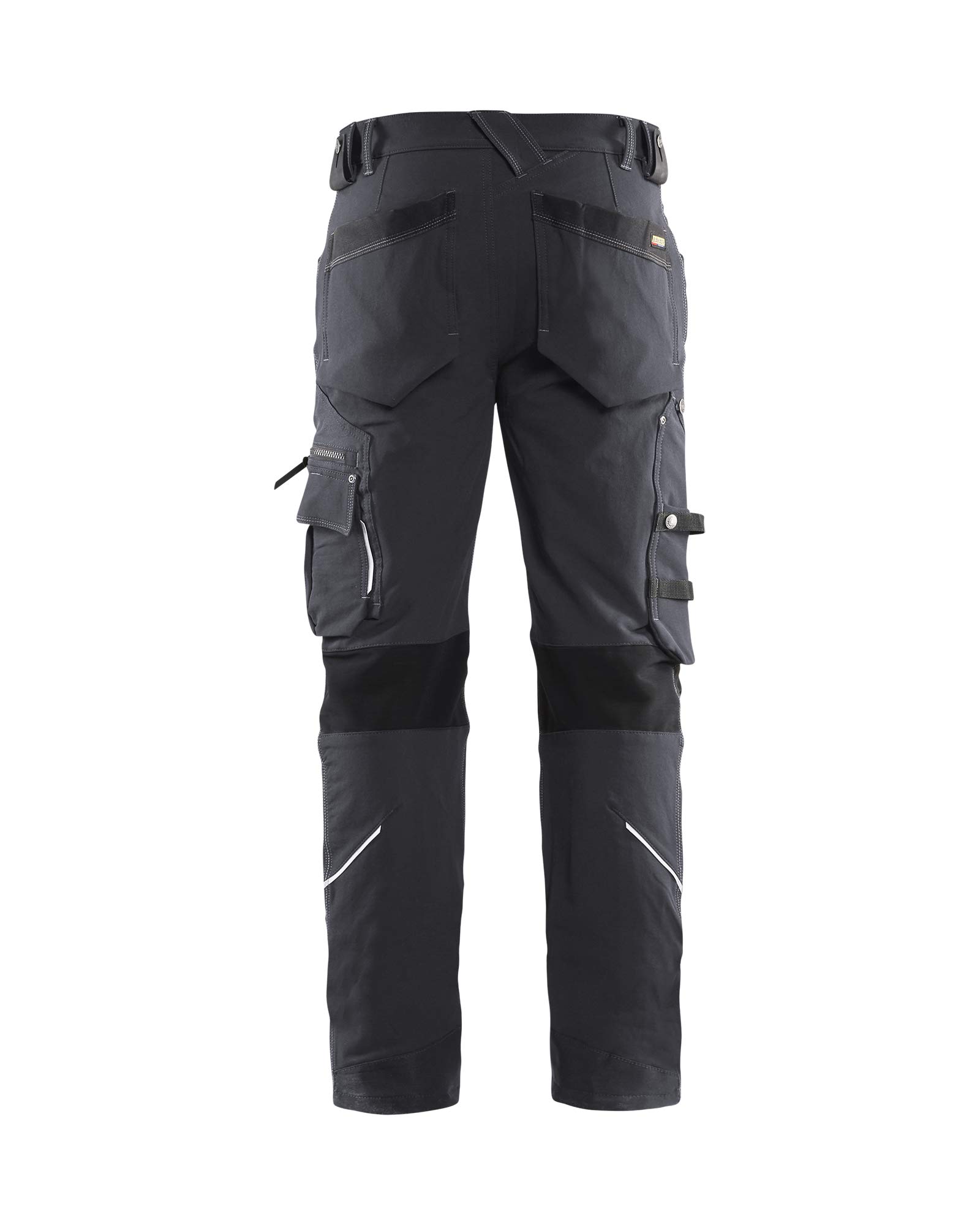 bl-kl-der-x1900-handwerker-arbeitshose-4-wege-stretch-dunkelgrau-schwarz-c152-oh image 2