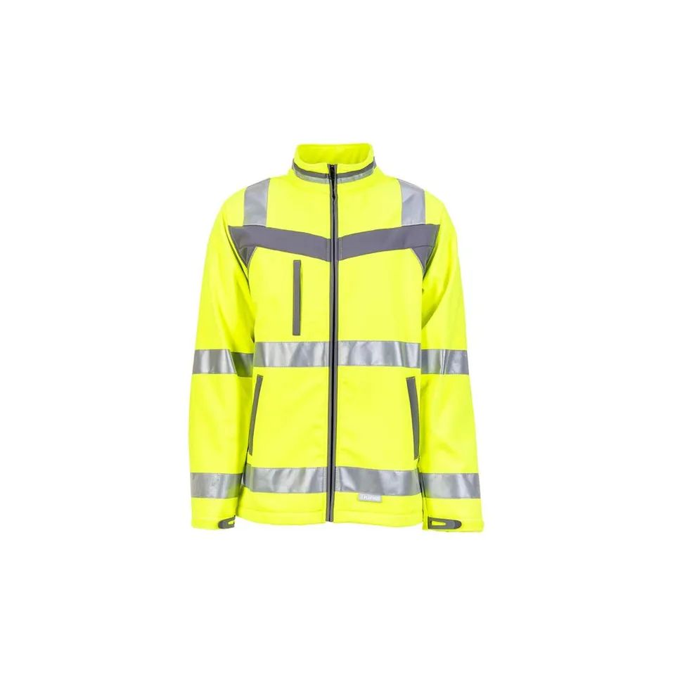 planam-plaline-high-visibility-softshell-jacke-gelb-schiefer-gr-e-56 image 1