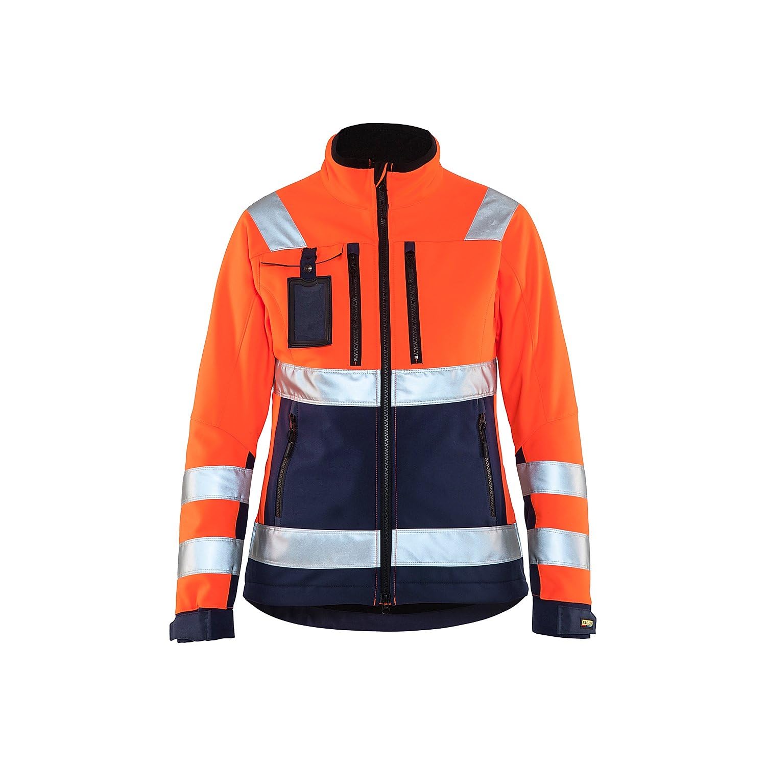 bl-kl-der-4902-damen-high-vis-softshelljacke-warnschutzjacke image 3