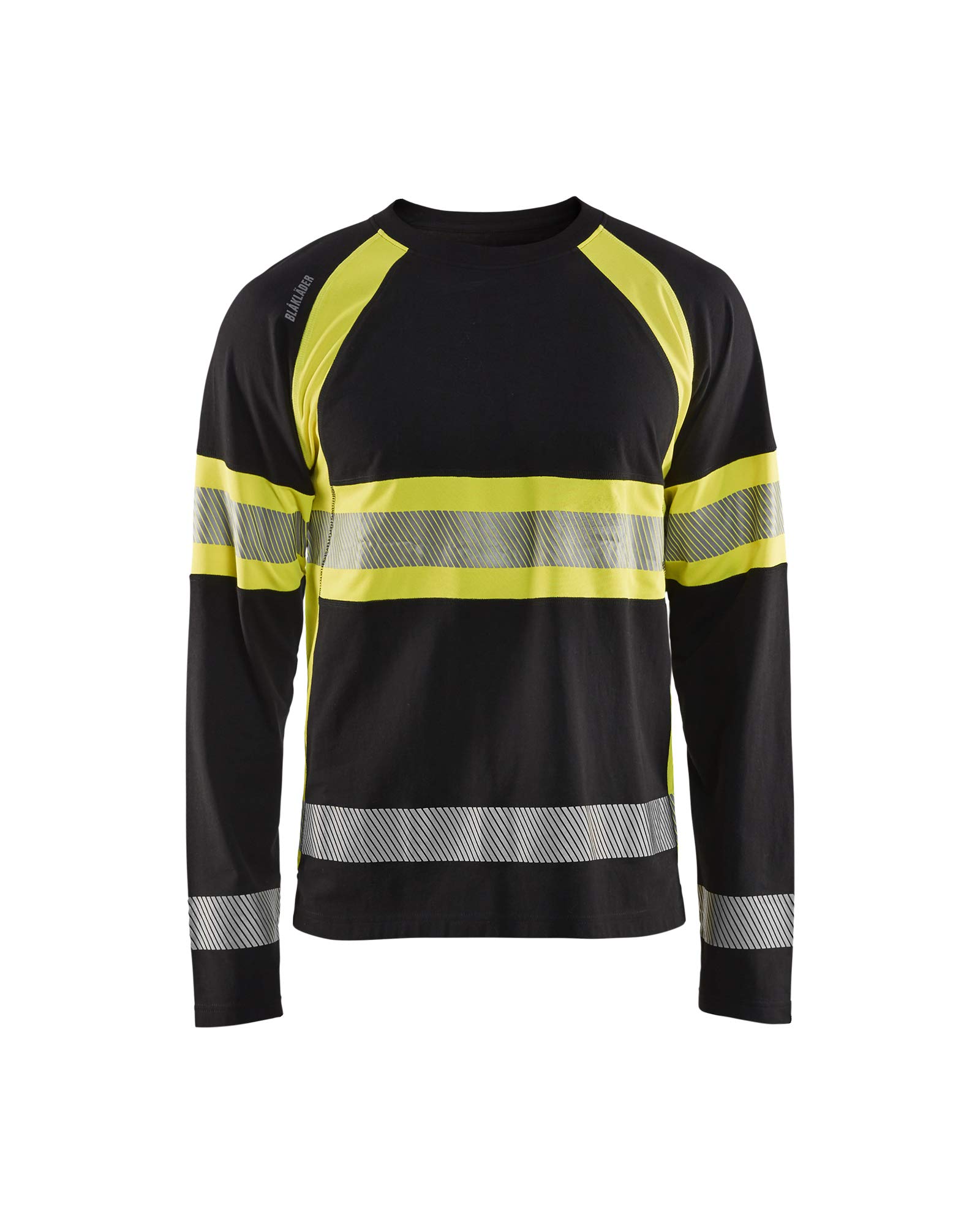 bl-kl-der-3510-high-vis-langarm-shirt-schwarz-gelb-l image 1