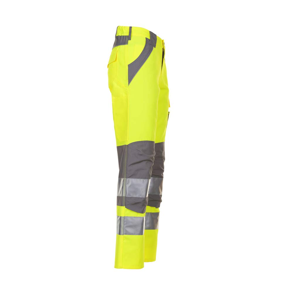planam-plaline-warnschutzhose-5611-gelb-zink-gr-e-24 image 2