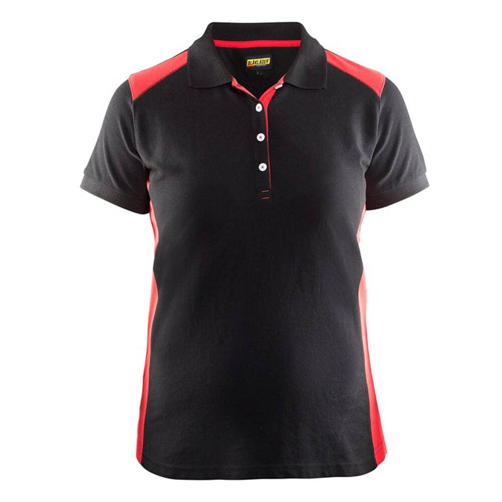 blaaklaeder-damen-polo-shirt-3390-schwarz-xxl-baumwollmix image 8