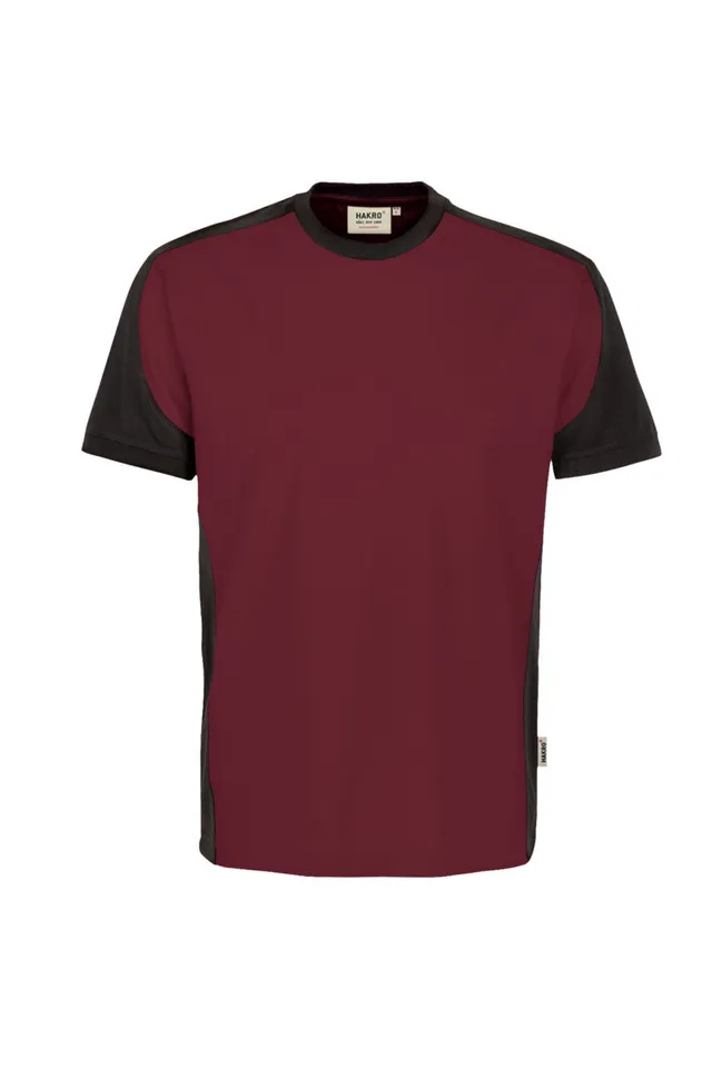 hakro-no-290-t-shirt-contrast-mikralinar-herren-work-t-shirt-comfort-fit image 1