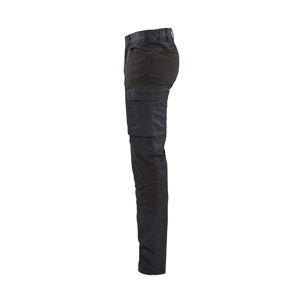 bl-kl-der-1457-service-denim-stretch-arbeitshose-marineblau-schwarz-c148 image 3