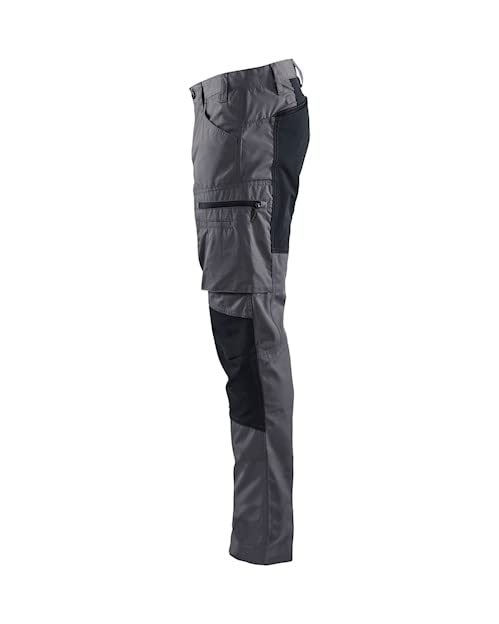 bl-kl-der-1459-service-stretch-arbeitshose-mittelgrau-schwarz-gr-e-c50 image 5