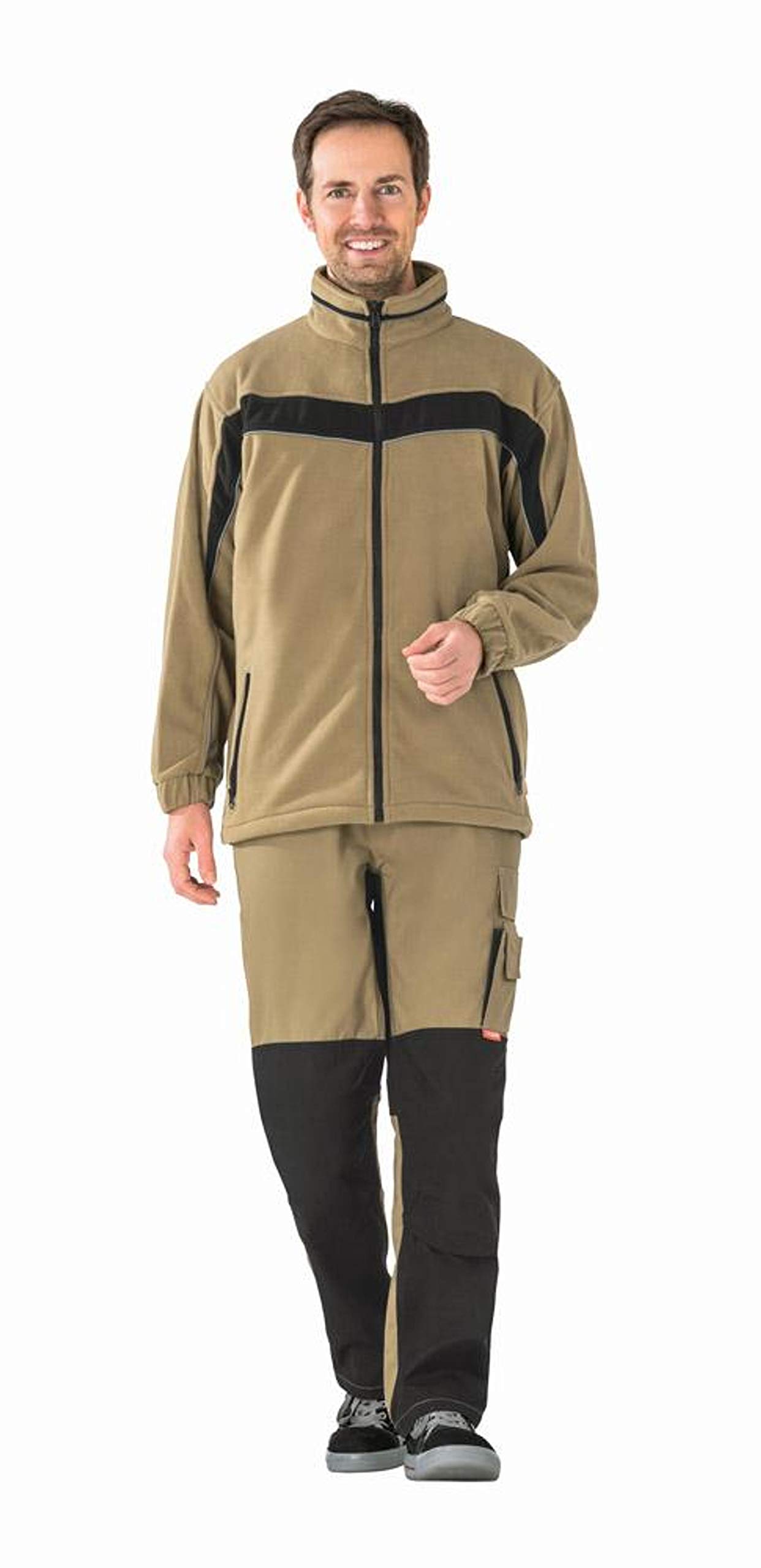 planam-plaline-fleecejacke-herren-l-marine-zink-mit-reflexbiesen image 6