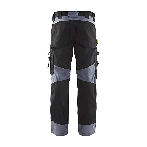 bl-kl-der-1556-handwerker-arbeitshose-ohne-nageltaschen-schwarz-grau-d120 image 5