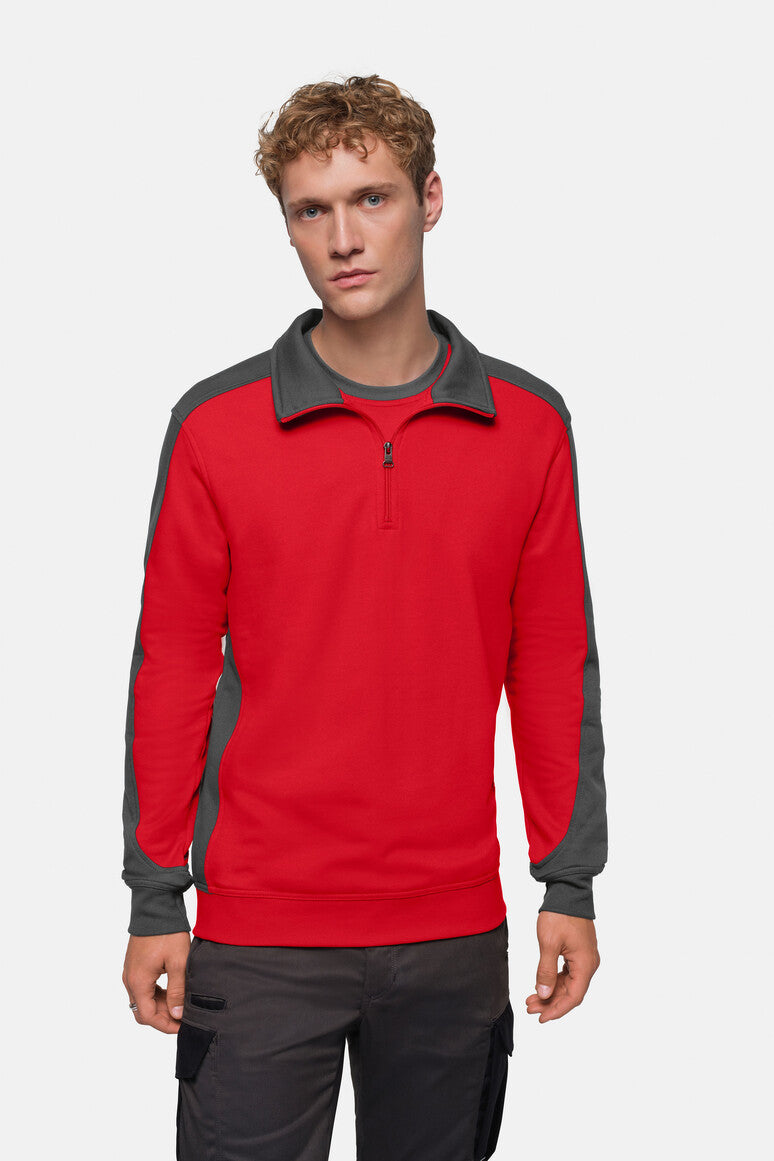 hakro-no-476-zip-sweatshirt-contrast-mikralinar image 7