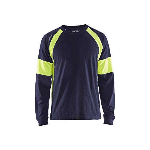 bl-kl-der-3520-langarm-t-shirt-marineblau-gelb-gr-e-l image 6