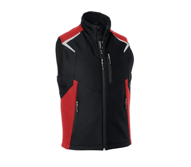 k-bler-bodyforce-softshell-weste-stretch-mit-reflex-ergonomisch image 1