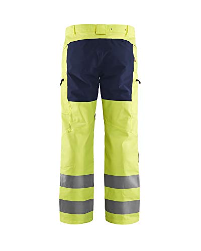bl-kl-der-1585-arbeitshose-stretch-high-vis-gelb-marineblau-d116 image 6