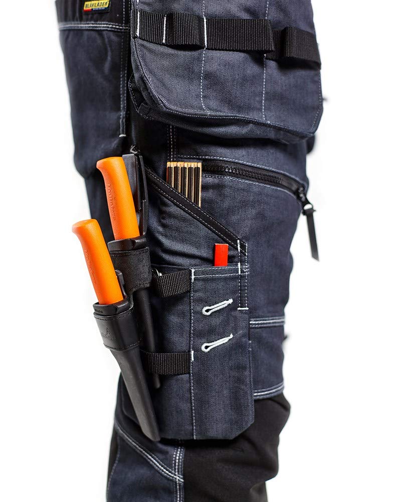 bl-kl-der-19921141-handwerker-shorts-stretch-cordura-denim-marineblau-schwarz-c5 image 4