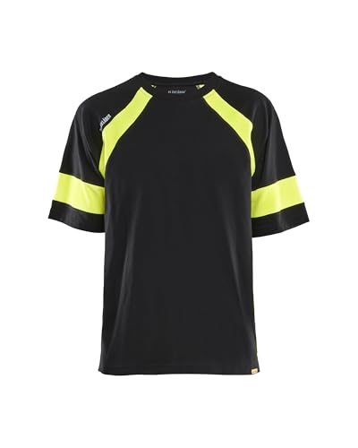 bl-kl-der-3523-high-vis-arbeitsshirt-schwarz-gelb-fluoreszierend-xxxl image 2