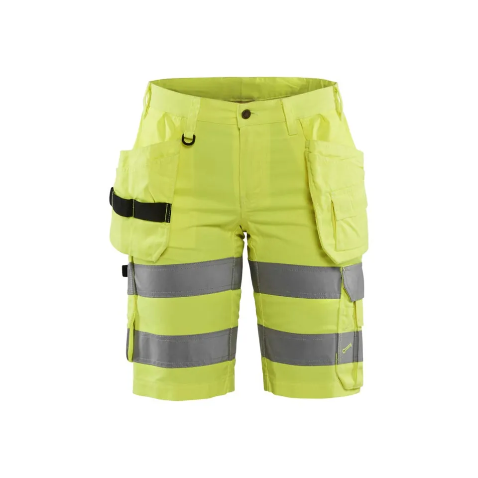 bl-kl-der-7186-damen-shorts-mit-stretch-hi-vis-gelb image 1