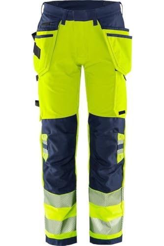 fristads-green-2644-gstp-high-vis-kansas-stretchhose-kl-2-c148-warnschutz-gelb-m image 6