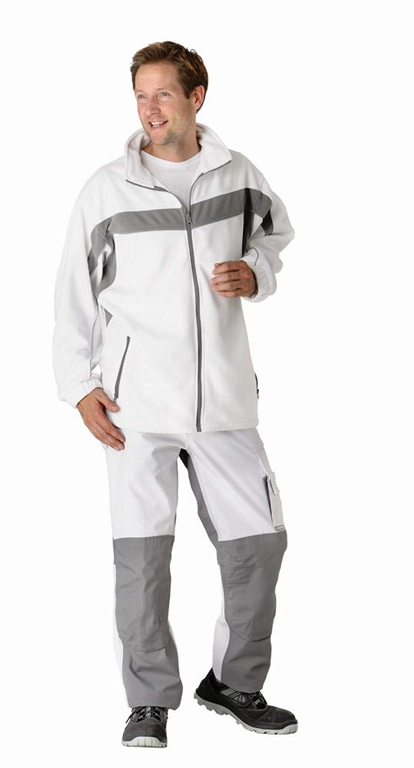 planam-plaline-fleecejacke-herren-l-marine-zink-mit-reflexbiesen image 8