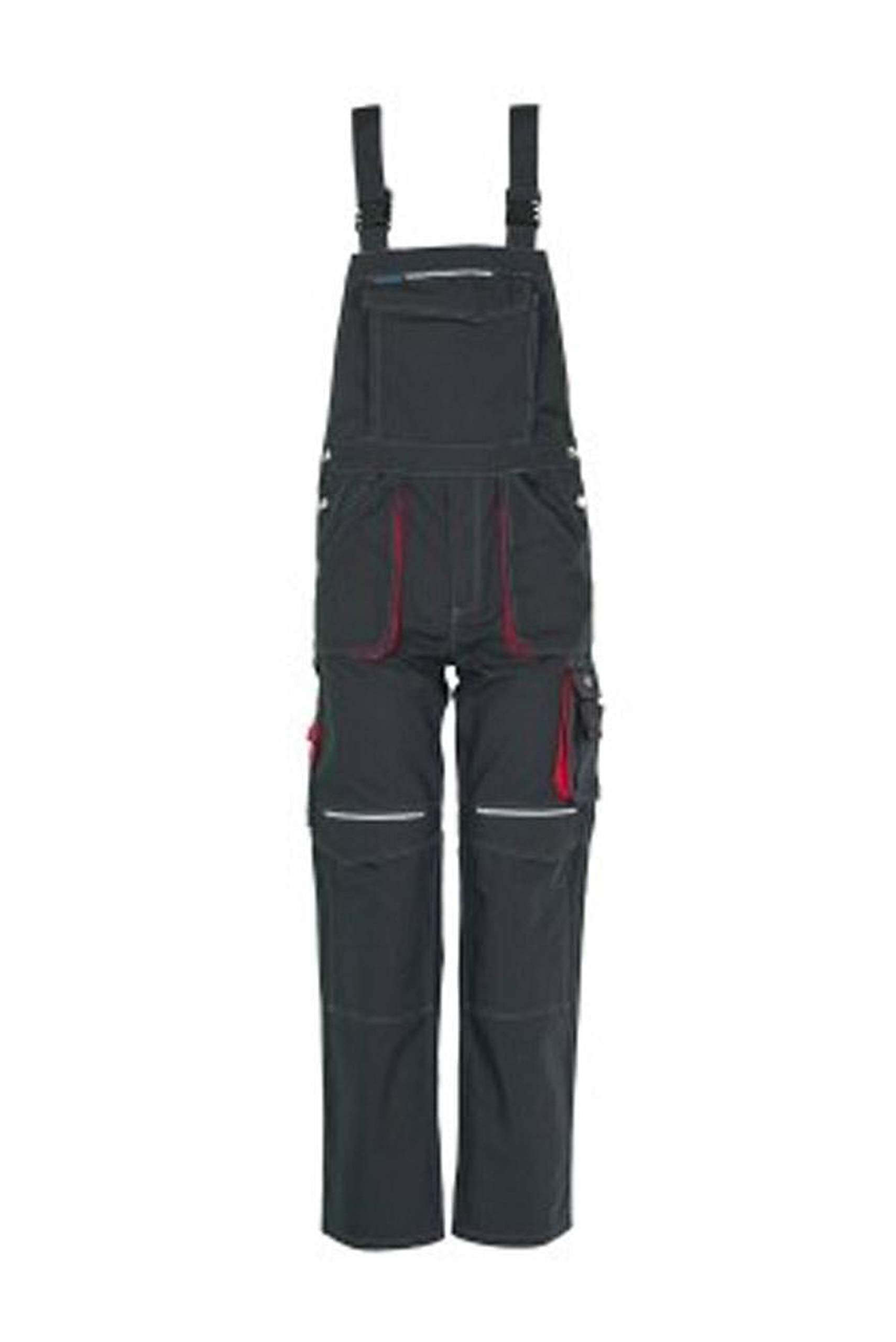 planam-basalt-latzhose-herren-anthrazit-rot-gr-e-42 image 7