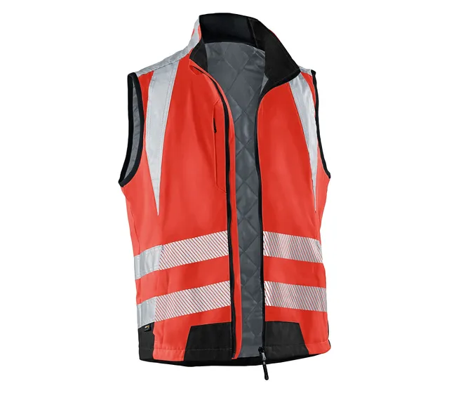 k-bler-reflectiq-weste-psa-2-warnschutz-weste-mit-reflexstreifen-stretch image 1