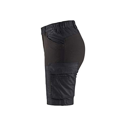 bl-kl-der-7137-damen-service-stretch-shorts-marineblau-schwarz image 6