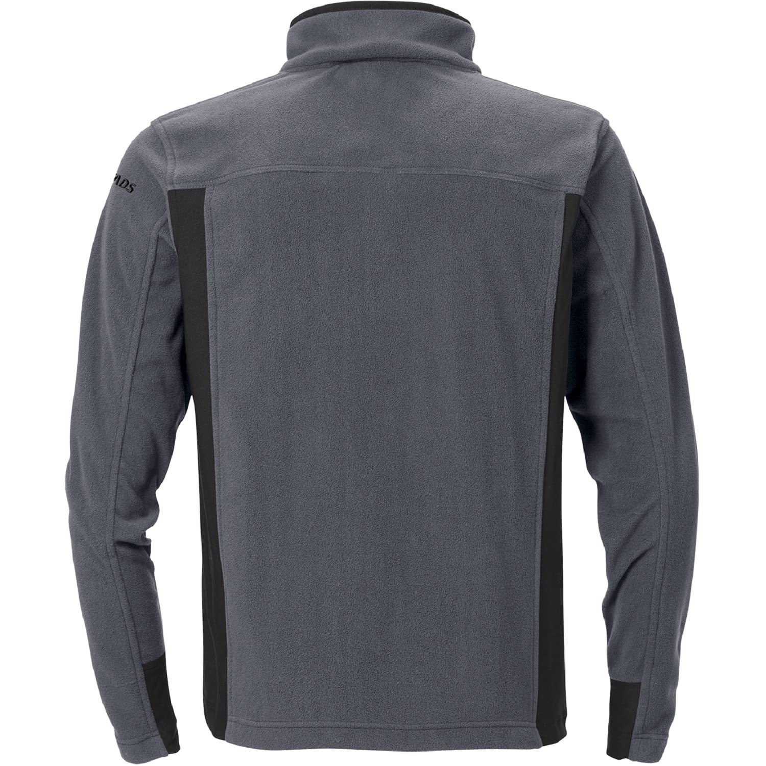 fristads-fusion-fleecejacke-4003-mfl-grau-schwarz-gr-e-3xl-mit-stretch image 2